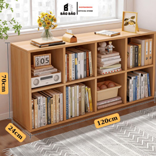  Kệ sách ô vuông 8 Ngăn Trang Trí Lưu Trữ Đồ tiện lợi Bảo Bảo gỗ MDF- X25 