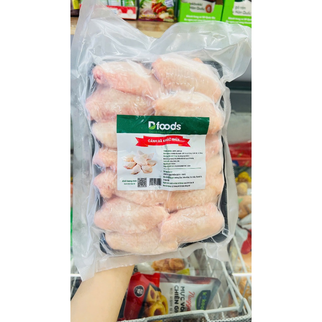 Cánh Gà Khúc Giữa 1kg Net đủ, cánh gà khúc giữa chiên mấm siêu ngon