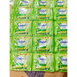   DÂY 10+2 GÓI  dây nước xả vải comfort hương gió xuân 1 lần xả gói 20ml 