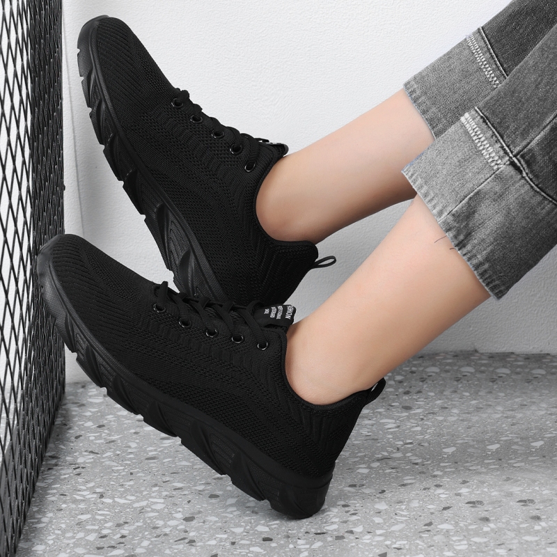 Breathable Anti-Slip Men Giày thể thao Casual Running Shoes Trung niên Old Soft Sole Working Shoes D
