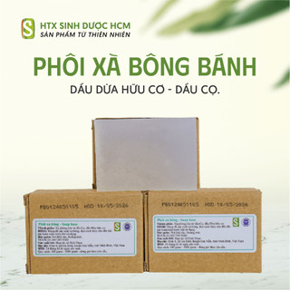  Phôi Xà Bông Handmade HTX Sinh Dược 100gr – Tự nấu xà phòng giặt bông tẩy trang tái sử dụng 