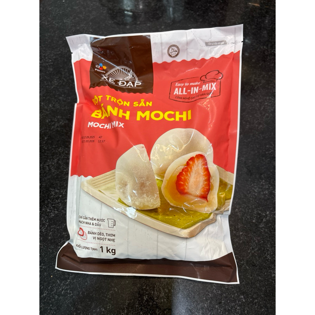 KÉT Bakery -  Bột làm bánh MOCHI (vỏ bánh Mochi, Topping Mochi, Nhân Mochi)