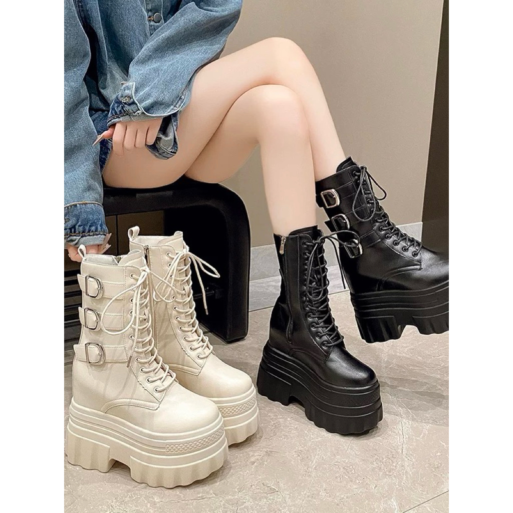 [ Hàng order] Boot nữ chiến binh đế độn 15cm