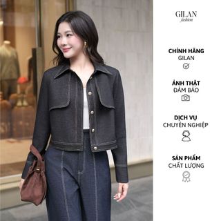 GILAN Áo nữ thiết kế dài tay Riven GA90 thanh lịch, cá tính, hiện đại