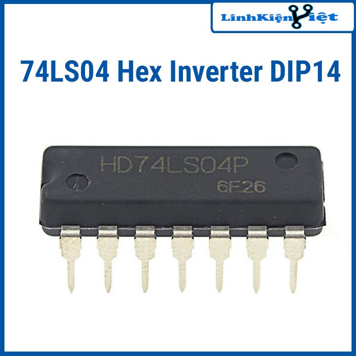 Sản Phẩm 74LS04 Hex Inverter DIP14