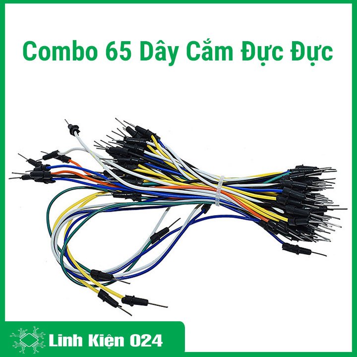 Combo 65 Dây Cắm Đực Đực - Dây cắm test board