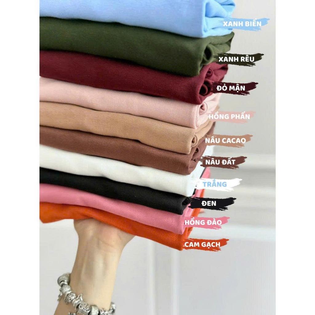 Áo thun ôm body cao cấp tôn eo DOGA tay dài trơn, chất COTTON BORIP co giãn, mềm mịn mát 10 màu M207 | BigBuy360 - bigbuy360.vn