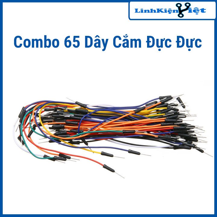 Combo 65 Dây Cắm Đực Đực - Dây cắm test board