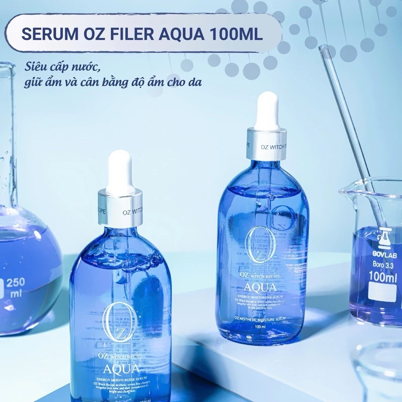 Tinh chất OZ Witch Recipe Filler Aqua Intense Hydration Moisture Ampoule Serum 100ml