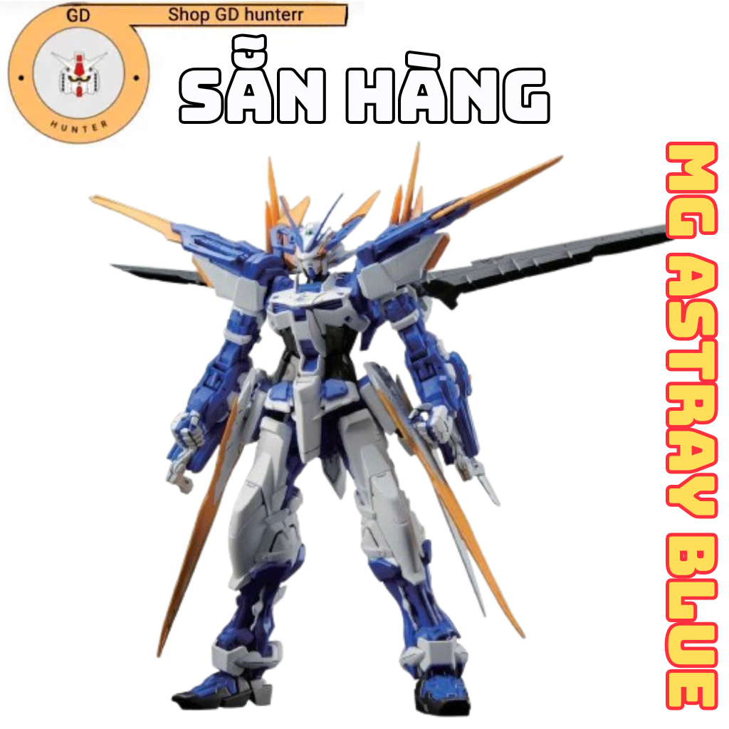 [SẴN HÀNG] Mô Hình Lắp Ráp DABAN MG Astray Blue Frame D (Tặng Base Và Decan)