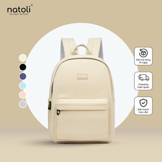Balo đi học đơn giản hàn quốc NATOLI nhiều ngăn chống nước tốt - Basic Backpack B2