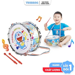  Đồ Chơi Trống Doraemon Cỡ Lớn 21cm Kèm 2 Cây Gõ Cho Bé Bộ Gõ Tay Trống Nhạc Cụ An Toàn 