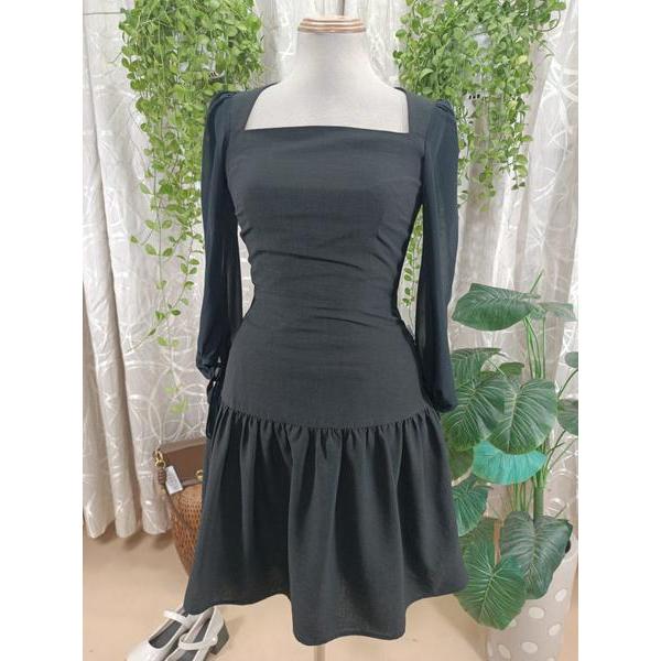 JM DRESS DESIGN thanh lý - Đầm cổ vuông đuôi cá bymo - Size S