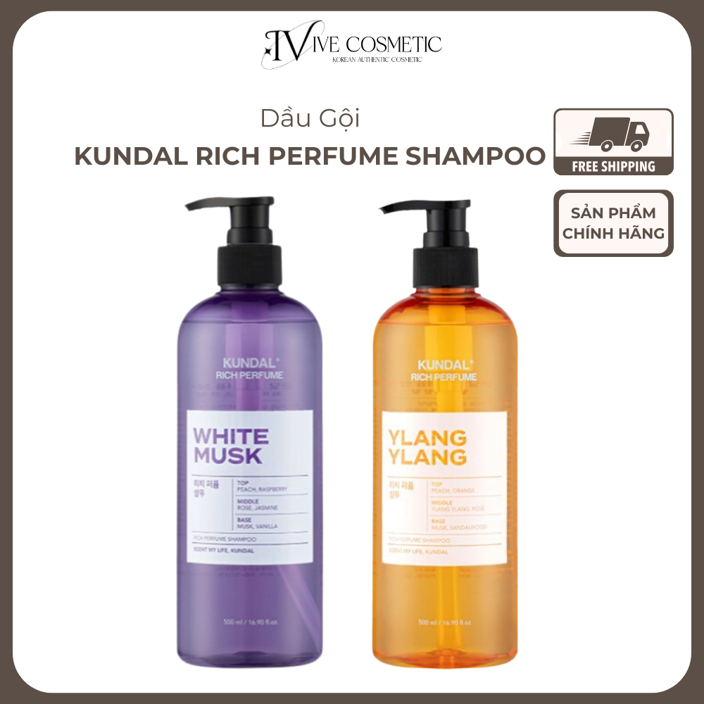 [Kundal] Dầu Gội Chăm Sóc Tóc Hương Nước Hoa Kundal Rich Perfume Shampoo (07/2027)