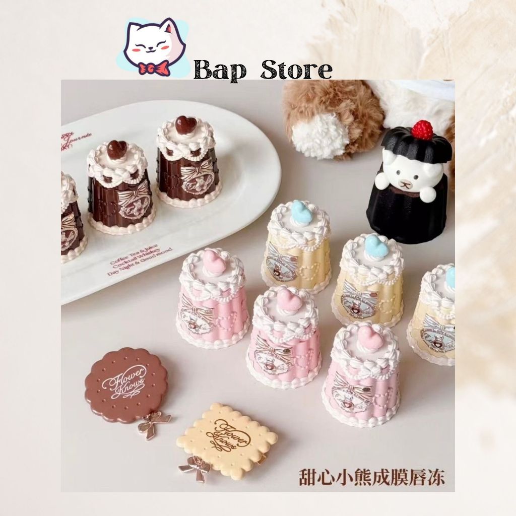 [] [Flower Knows] Son môi gấu The Sweetie Bear Flower Knows