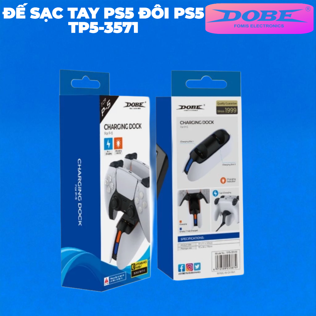 Đế sạc tay cầm Ps5 Dobe Bảo Hành 12 Tháng