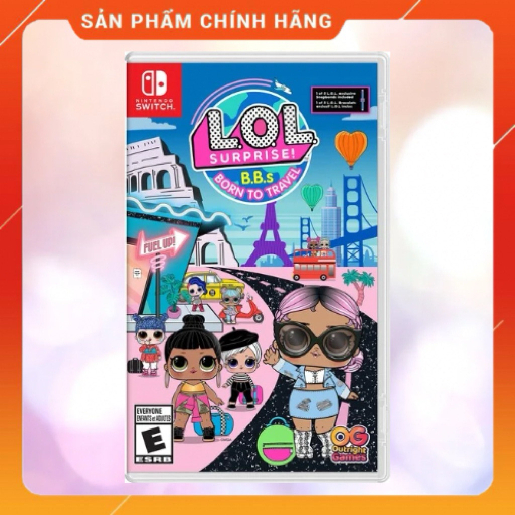 Băng game Nintendo Switch LOL Suprise BBs Born to Travel - game Switch dành cho con gái
