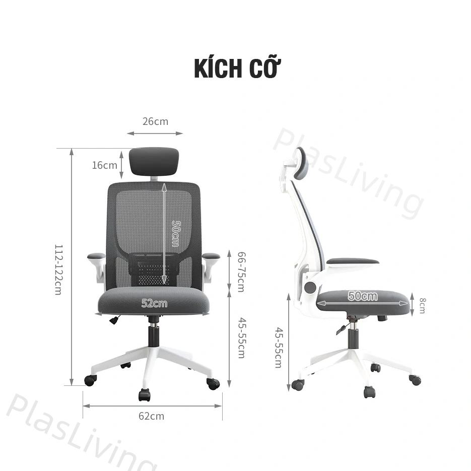 Plas Ghế máy tính văn phòng tại nhà ghế  ghế ký túc sinh viênxá có thể điều chỉnh ghế xoay 360 độ | BigBuy360 - bigbuy360.vn