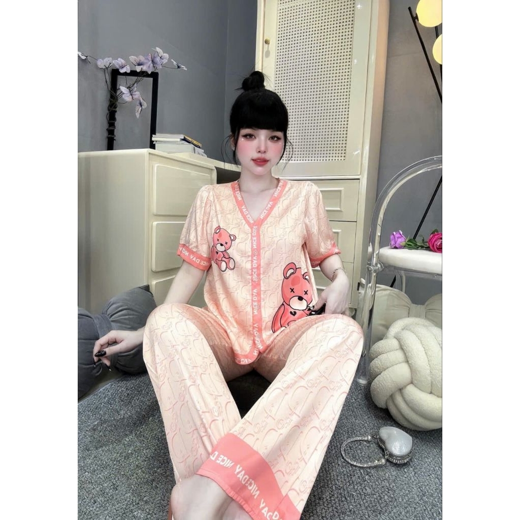 đồ bộ giá rẻ cổ y latin min mát (40-60kg)