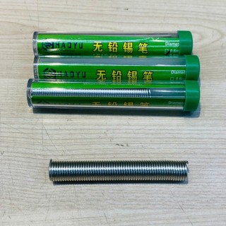 Thiếc hàn ống/Thiếc hàn cell pin KHÔNG CHÌ 0.8-1.0-1.2mm (10g/50g) Haoyu