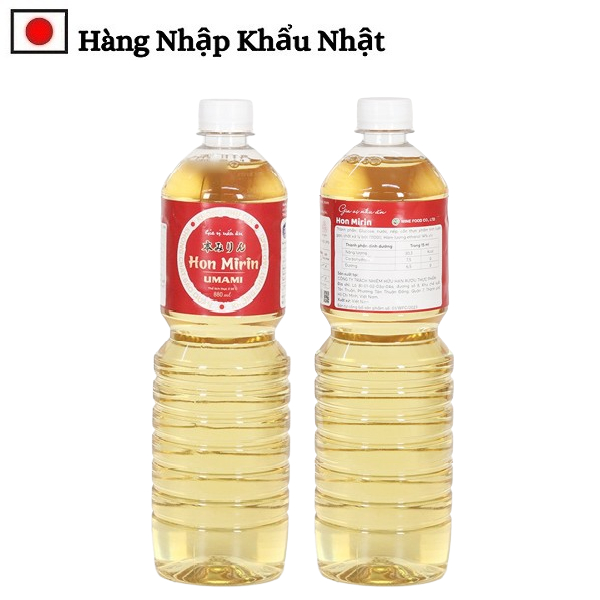 Gia Vị Rượu Nấu Ăn Nhật Bản Hon Mirin Umami Wine Food 880ml Chay Mặn Đều Dùng Được