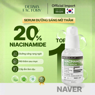 Tinh chất dưỡng trắng da cấp ẩm ngừa thâm mụn Derma Factory Niacinamide 20% Serum 