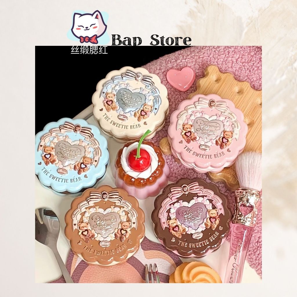[  ][Flower Knows] Má hồng Gấu The Sweetie Bear Flower Knows