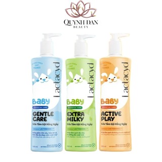  Sữa Tắm Gội Trẻ Em Lactacyd Baby Extra Milky Làm Sạch Dịu Nhẹ và Dưỡng Ẩm Vượt Trội 500ml chai 