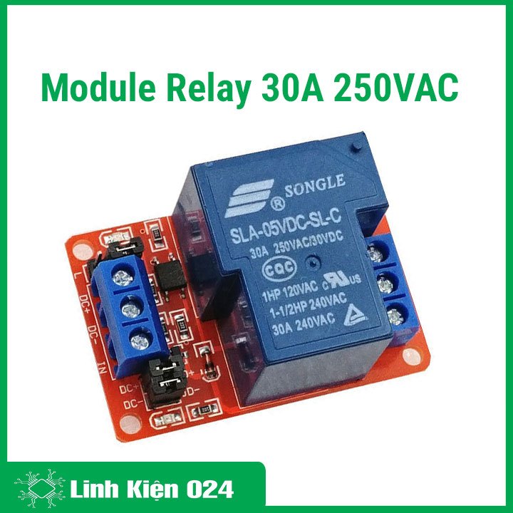 MODULE Relay 30A 250VAC High / Low 1 Kênh - 5VDC