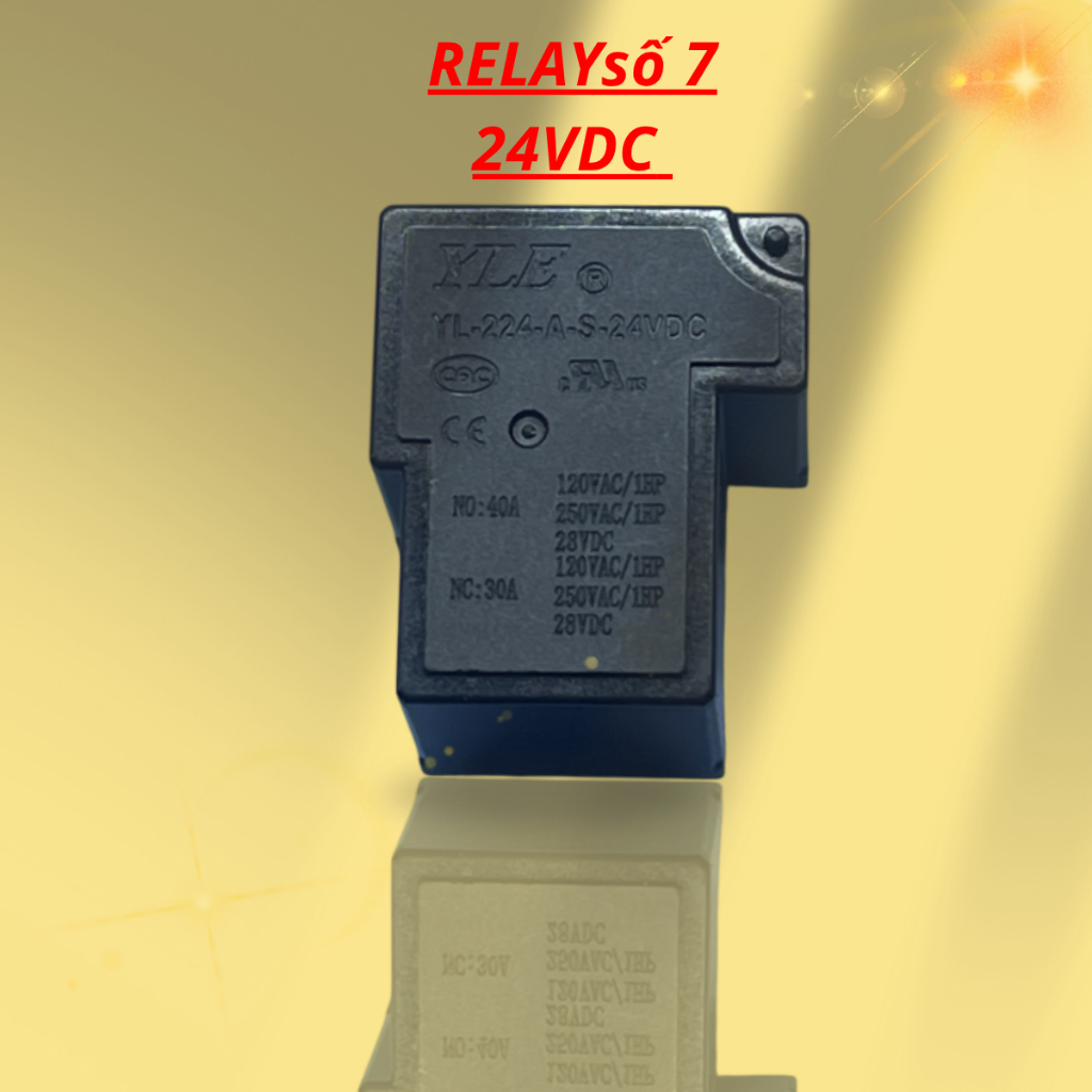 RELAY SỐ 7 5 CHÂN 24V #RELAY SỐ 7 #RELAY 24V