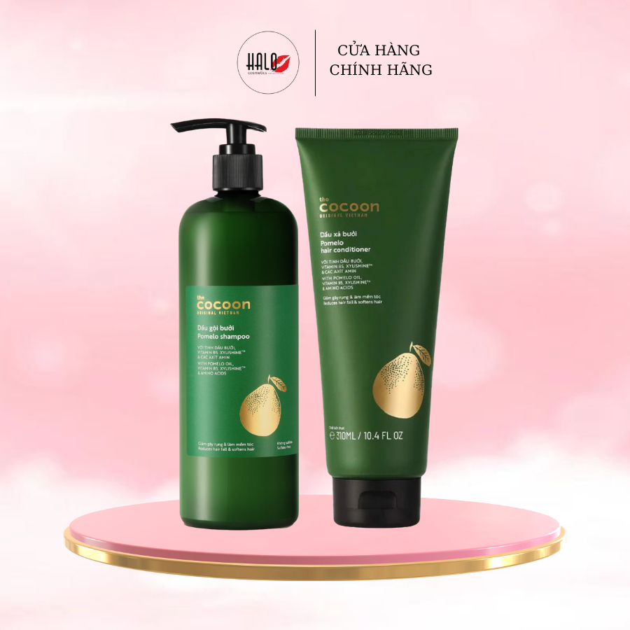 Dầu gội Cocoon bưởi + dầu xả Cocoon bưởi