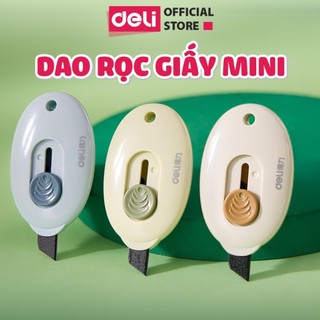Dao Rọc Giấy Deli, Dao Rọc Giấy SK5 Sắc Bén Tự Động Thu Lại Lưỡi An Toàn Với Mọi Người