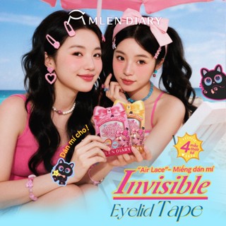 MLEN DIARY Miếng Dán Kích Mí Tàng Hình Phù Hợp Mọi Dáng Mắt, Không Lộ Cả Khi Không Makeup