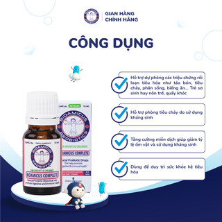 BioAmicus Complete 10 Chủng hỗ trợ cải thiện hệ vi sinh đường ruột - Men Vi Sinh Cho Bé
