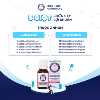 BioAmicus Complete 10 Chủng hỗ trợ cải thiện hệ vi sinh đường ruột - Men Vi Sinh Cho Bé