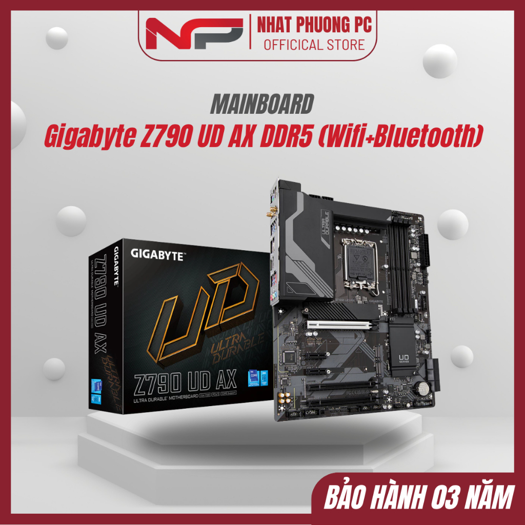 Mainboard Gigabyte Z790 UD AX​ DDR5 (Wifi+Bluetooth)