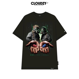  Áo thun nữ nam unisex tay lỡ phông local brand form rộng cổ tròn oversize cotton CLOUDZY PILL 
