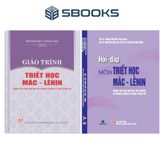  Combo Sách Giáo Trình + Hỏi Đáp - Triết Học Mác - LêNin - SBOOKS 