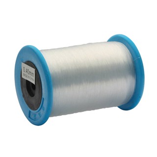 Dây cước trong suốt không co giãn 0.2mm-0.4mm làm vòng tay, vòng cổ handmade, phụ kiện trang sức, dây câu