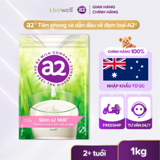  Sữa Bột a2 Milk Tách Béo Dạng Túi 1kg Của Úc – Sữa Đạm A2 Dễ Tiêu Hóa Canxi Cao Cho Trẻ Trên 2 Tuổi Và Người Lớn Skim 
