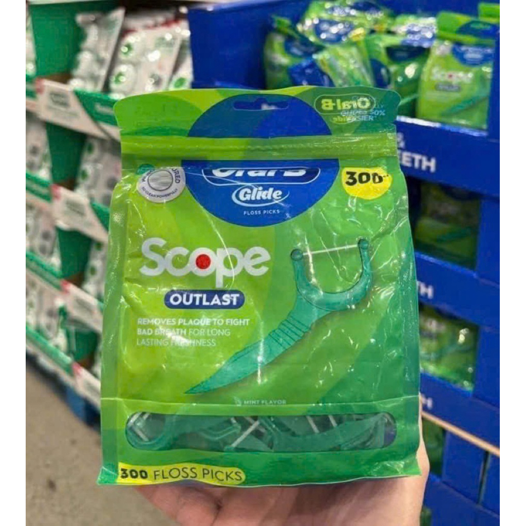 Tăm Chỉ Nha Khoa Oral-B Glide Scope Outlast - Bill Mỹ- Mẫu Mới Nhất