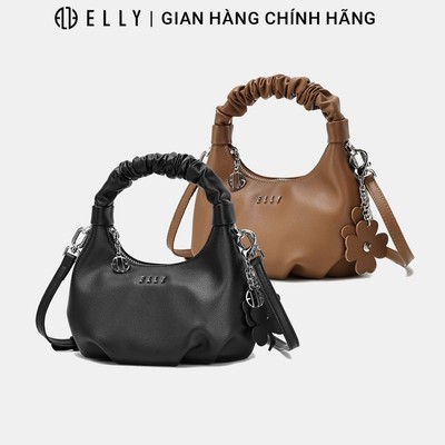 Túi xách nữ da thật ELLY ET208 túi xách tay đeo chéo cao cấp chính hãng