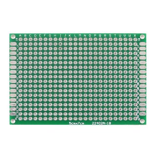 PCB ĐỤC LỖ 5X7 Cm- XANH TỐT