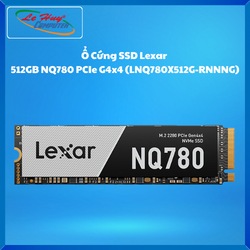 Ổ Cứng Máy Tính SSD Lexar 512GB NQ780 PCIe G4x4 (LNQ780X512G-RNNNG) - Hàng Chính Hãng