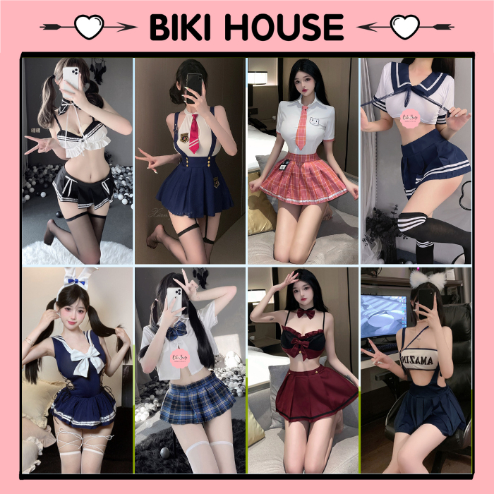 Cosplay học sinh anime Nhật Bản sexy dễ thương tổng hợp mẫu trang phục nữ sinh Hàn Quốc phổ biến gợi cảm BIKI HOUSE T600 | BigBuy360 - bigbuy360.vn