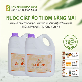  Nước giặt thiên nhiên Nắng Mai 3.8L – Áo Thơm HTX Sinh Dược | Lành tính an toàn cho làn da nhạy cảm 