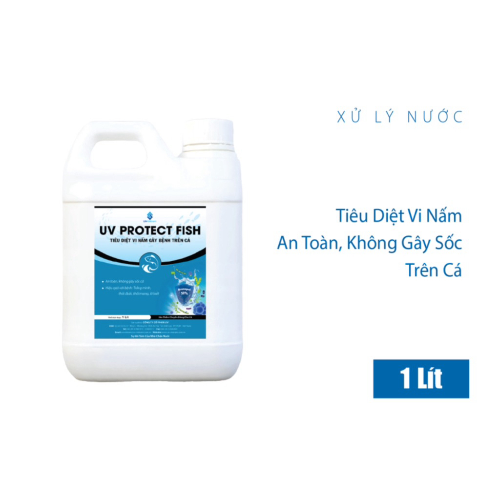 BRONOPOL 50%-UV PROTECT FISH - Tiêu diệt nấm an toàn, không gây sốc trên cá