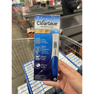  Que Thử Thai Điện tử hiện rõ tuổi tuần thai Clearblue  How Many Weeks hộp 1 test 