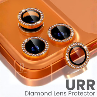  Bộ Kính Cường Lực Dán Bảo Vệ Lens Camera Đính Đá URR Autobot Diamond Circle Cho iPhone 17 Pro Max Air   16 Plus   15 