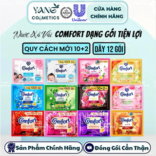   Dây 12 Gói MỚI  Nước Xả Vải Comfort 20ml Đủ Mùi Nước Xả Comfort Dây Hàng Công Ty Đủ VAT 
